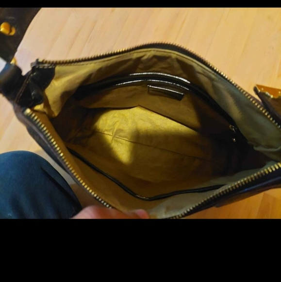 Antonio Melani black Leather crossbody - Picture 6 of 10